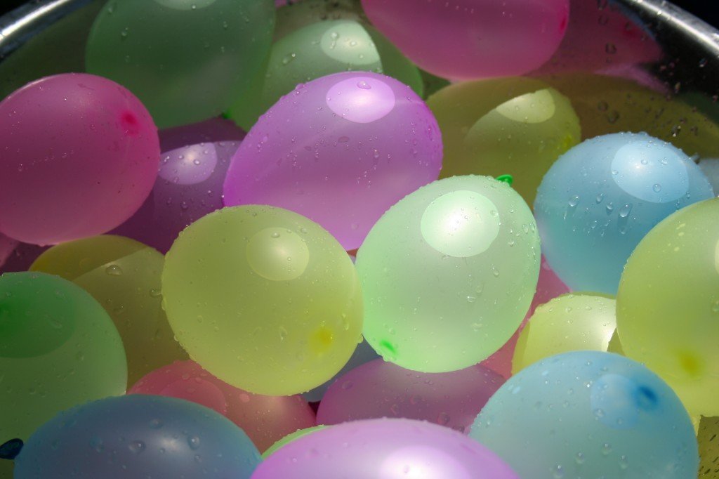 image of water balloons